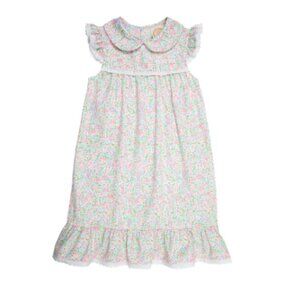 The Beaufort Bonnet Company Pastel Floral Angel Sleeve Goldie Locks Gown size 5